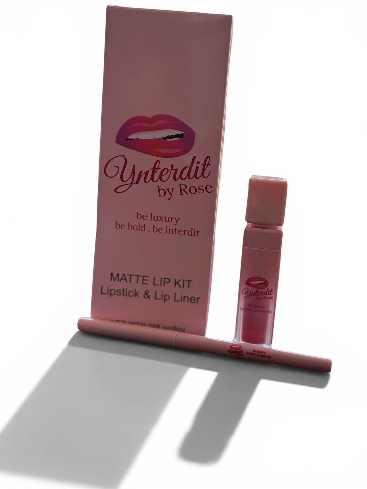 Interdit by Rose Matte Lip Kit with lipstick and lip liner